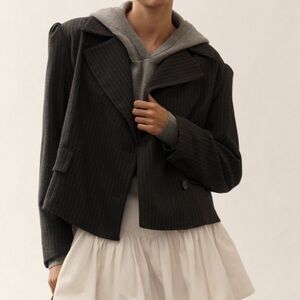 *Anthropologie Maeve 80s Boxy Blazer Jacket